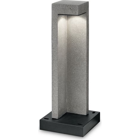 Piantana Moderna Titano Materie Plastiche Grigio Granito Led 9W 3000K H49Cm (1/2)
