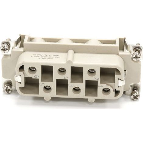 Embout de connecteur RS PRO, 6 contacts , 35A, Femelle ( Prix pour 1 )