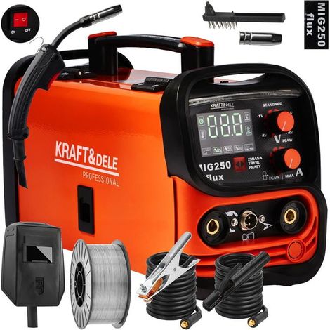 ProWeld Saldatrice 250A MIG MMA LIFT TIG 3in1 - Saldature Versatili Con Tre Tecnologie Per Ogni Lavoro