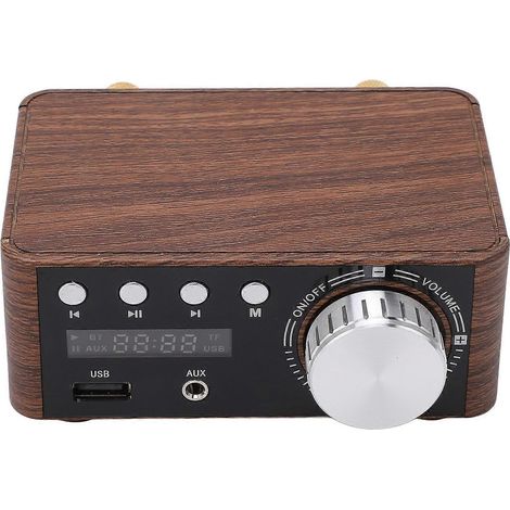 Digitaler Audioverstärker, kleiner Speicherkartenleser, HiFi-Stereo-Verstärker, USB, Bluetooth 5.0, 2 x 50 W (1/4)