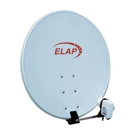 Parabole - ELAP - 80 cm - Acier - Tête LNB - Montage ultra-rapide