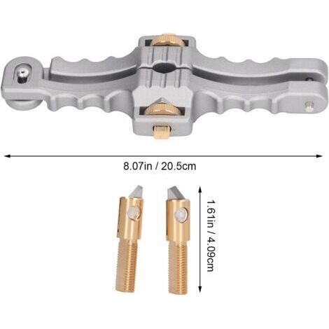 Pince à dénuder pour câbles à fibres optiques blindés, pince à dénuder longitudinale en alliage d'aluminium, coupe-câbles pour câbles de 10 à 25 mm²