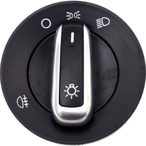 6Q0941531F is a suitable headlight control switch and fog light/headlight combination control switch for Volkswagen POLO cars. (1/4)
