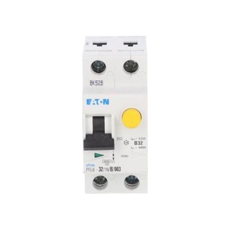 Interruptor diferencial Eaton pfl6-32/1n/b/003 32A 230 V (1/2)