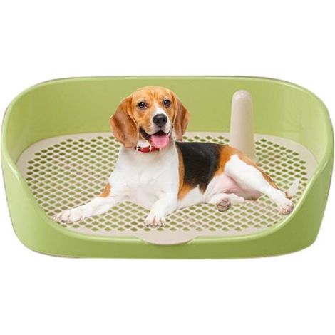 Hundetoilette, Hundestubenreinheitstraining-Toilette, Hundetoilettenzaun, Welpenstreu, mit Welpenmattenhalter