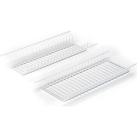 Escurreplatos Acero Laminado Blanco - Armario Cocina Tamaño: Modulo 80
