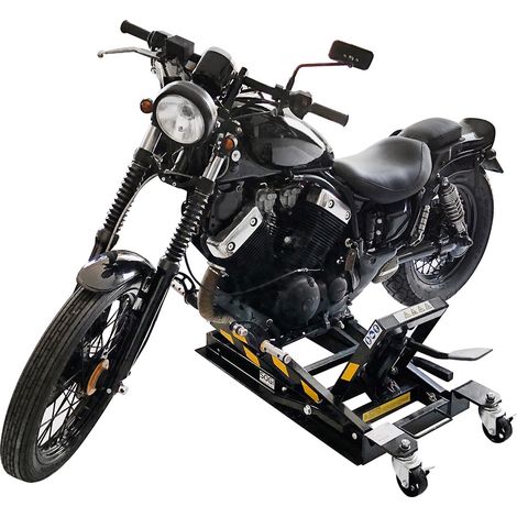 PONTE SOLLEVATORE IDRAULICO MOTO QUAD 680 Kg. TRASPORTABILE SOGI mod. SL-50 CARRELLO CAVALLETTO