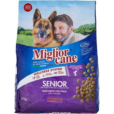 MIGLIOR CANE SENIOR CROCCHETTE CON POLLO 4 KG (1/4)