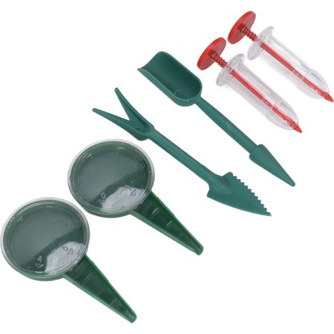 Lot de 6 outils mini semoir à graines portable manuel distributeur pour carotte laitue herbe épinard (1/5)