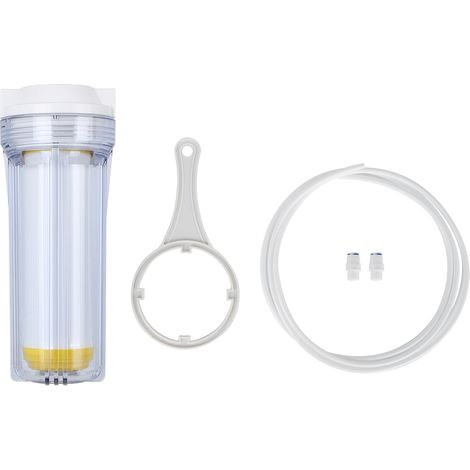 Boîtier de filtre à osmose inverse transparent AS 10 pouces pour purificateur d'eau (1/5)