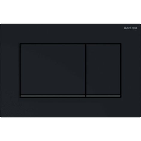 Kompatibel mit Geberit Sigma30 115.883.DW.1 Spülplatte – Zweimengenspülung – Schwarz (1/4)