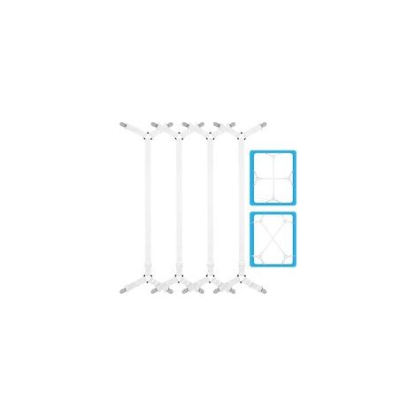 4 Pièces Endeur Drap Housse lit Drap Réglable(70 280cm), Attache Drap Housse, Réglable Élastiques Triangle Sangles, Elastique Drap Housse Avec Clips (1/5)
