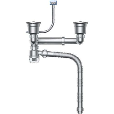 Groove Kitchen Sink Drain Plug, Kitchen Sink Drain Pipe Kit, Adjustable Hose, Prevent Odors and Spills MUMU (1/4)