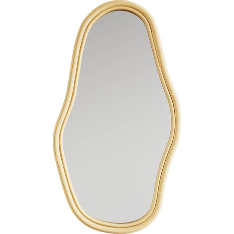 Specchio da parete in rattan - 71 CM - Kala Naturale