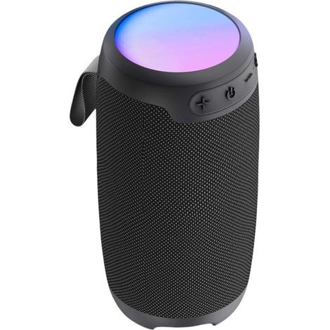 Enceinte Bluetooth - AKASHI - Portable - 10W - Autonomie 10h - LED Multicolore