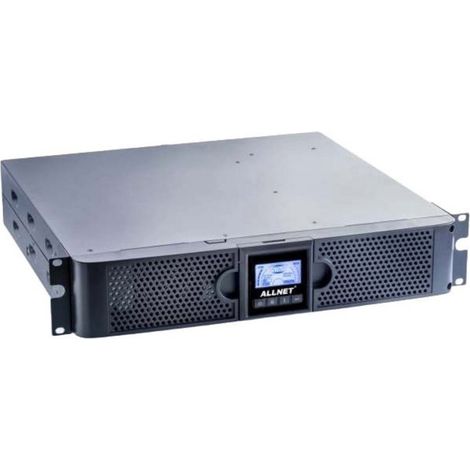 ALLNET All910019RT USV 1000VA Line-Interactive 900W 19" 2U Rack/Torre USB RS232 Pantalla LCD giratoria (1/2)