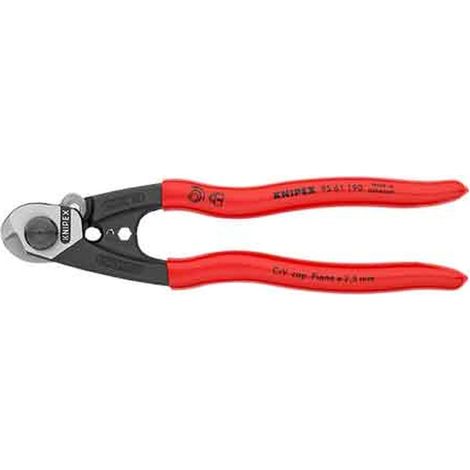 cisaille pour cordes, câbles et torons Knipex 190 mm