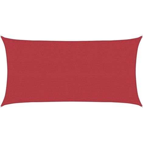 Maison Exclusive - Vela Parasole 160 g/m² Rossa 3x6 m in HDPE (1/5)