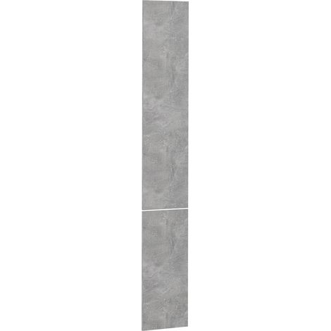 Frente de cocina R-Line, Hormigón, 29.6 x 196 cm frente de mueble para armario alto extraíble, Vicco (1/5)