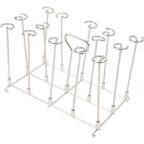 Support à brochettes pour friteuse et grille, ensemble de grilles de barbecue verticales en acier inoxydable, support de friteuse rotatif rond pour Ninja DZ201 Foodi 8 Quart (1/5)