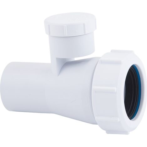 McAlpine 1 1/4" Anti Siphon Adaptor - White (1/2)