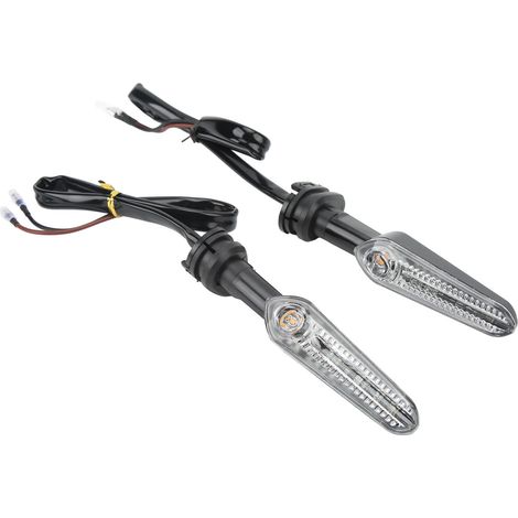 Lot de 2 clignotants LED ambrés 12 V pour moto YZF R15 R25 R3 R6S R1 R7 R9 (1/5)