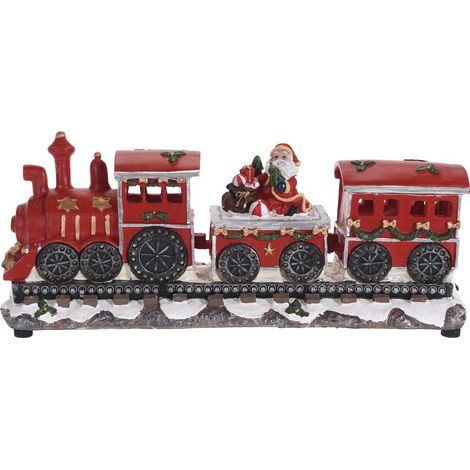LED Weihnachtszug Schneemann Motiv 39 cm - Home Styling Collection (1/2)