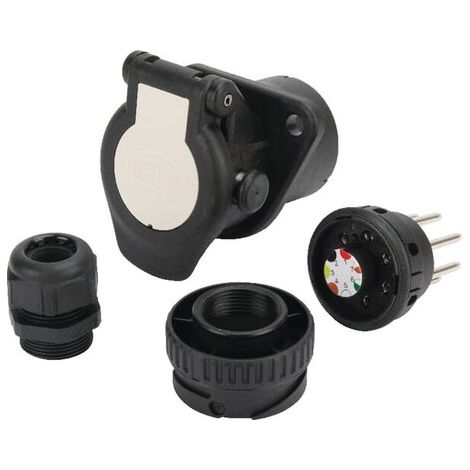 Casquillo 7 polos ABS EBS HELLA 8JB007645031 (1/5)