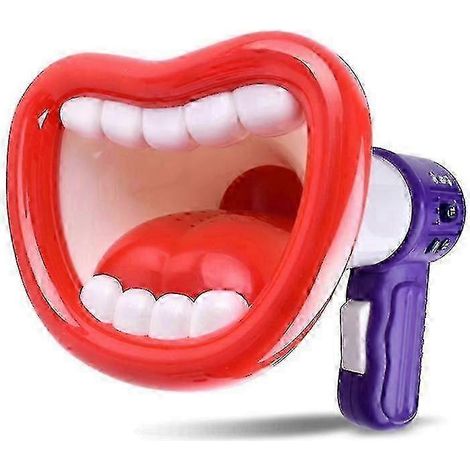 Mégaphone à grande bouche avec enregistreur, jouet pour enfants, changeur de voix, haut-parleur 2025 (1/4)