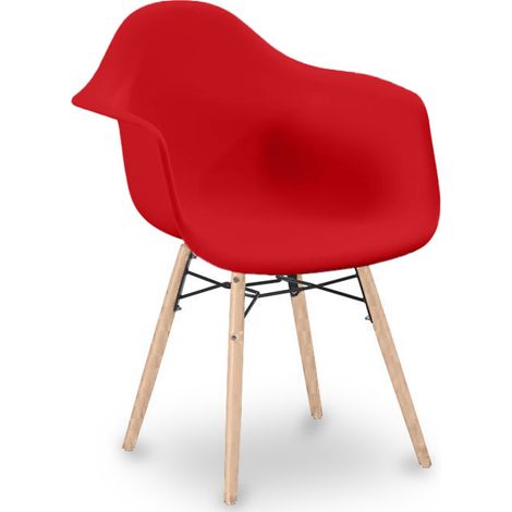Silla de Comedor Diseño Escandinavo - Patas de Madera - Nordika (1/4)
