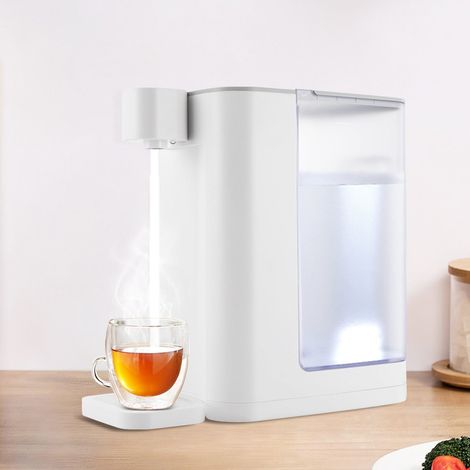 Distributeur d'eau électrique 3 litres/102 oz Bouilloire électrique Distributeur d'eau instantanée Blanc