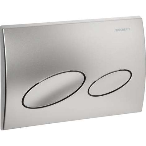 Geberit Kappa20 Betätigungsplatte für 2-Mengen-Spülung, satinox - 115.228.GM.1