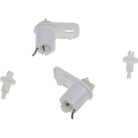 SOS Accessoire Kit charnières volet évaporateur (Gauche et Droite) pour Réfrigérateur, congélateur DOMETIC 207999317