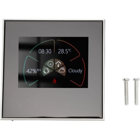 Thermostat de chauffage intelligent APP commande vocale écran tactile Programmable sur 7 jours WiFi AC95-240V (1/5)