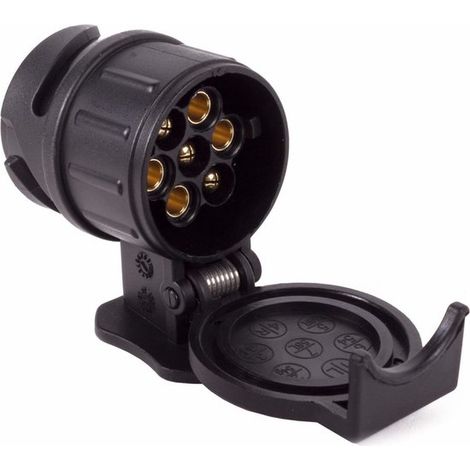 Adaptateur prise remorque voiture 13 vers 7 pôles (1/2)