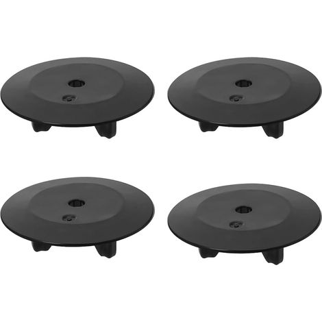 Lot de 4 joints d'évier en caoutchouc de 55 mm. Compatibles avec les accessoires d'évier de cuisine - Joint d'étanchéité noir en caoutchouc. (1/4)