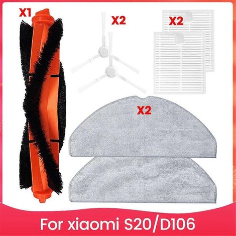 Pièces détachées pour aspirateur robot S20 : brosse latérale principale et filtre HEPA (1/5)