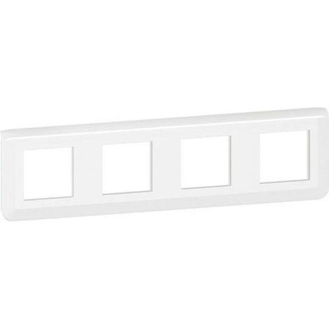 LEGRAND 078808L Placca a mosaico 4x2 moduli orizzontali, bianca