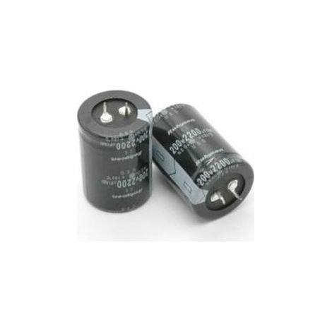 Condensateur électrolytique 2200uf 200v 85º 35x50mm 2200mf200v/85/2pin