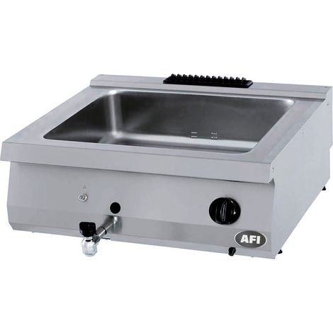 Bain-marie gaz - gamme 700 - 2 x gn 1/1 - AFI COLLIN-LUCY