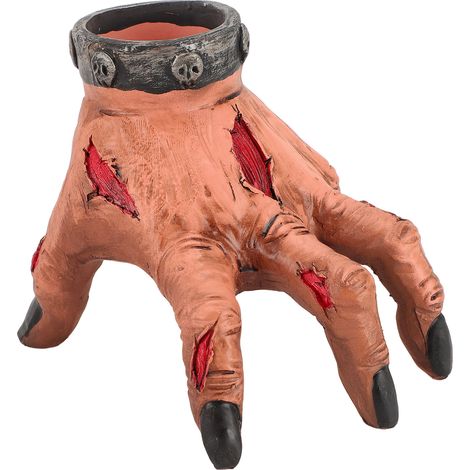 Support Bougie Main Resin Sculpture Decorative Halloween Decoration Intérieure Et Extérieure-KZQ (1/5)