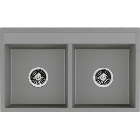 Fregadero Marte Granite Sink 86x49 cm - Gris