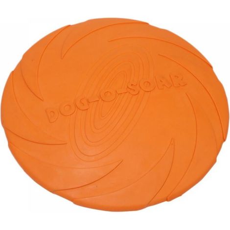 Disque Pour Chien - Caoutchouc Naturel Non Toxique - Pour Chiens De Grande Taille - Jouet Interactif Pour Le Lancer Et La Récupération - 1 Pièce (1/5)