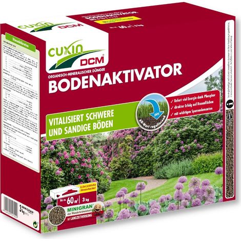 Cuxin Bodenaktivator 3 kg Bodenverbesserer Rasenhilfe Gartenhilfe Bodenhilfe