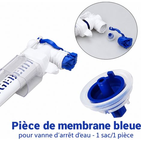 Joint d'étanchéité silicone robinet flotteur réservoir WC modèle A bleu 2,8 × 2,8 × 2,4 cm 10 g – Livraison gratuite