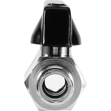 Messing-Kugelhahn 1/2", 3/8", 1/4", 1/8", BSP-Außengewinde x BSP-Innengewinde, Luftkompressor (1/5)