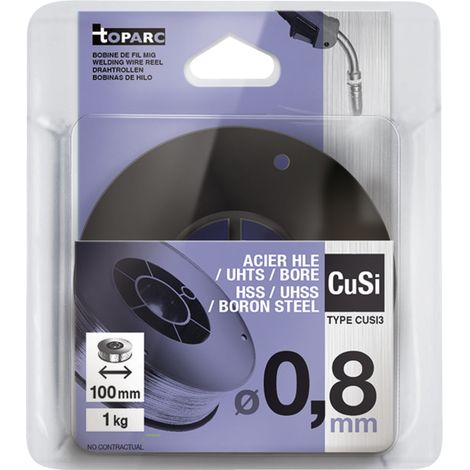 GYS - Bobine fil mig cusi 3 Ø 0.8 - 1KG - D.100 - AWS A - 086692 - Ce produit de marque GYS est neuf.