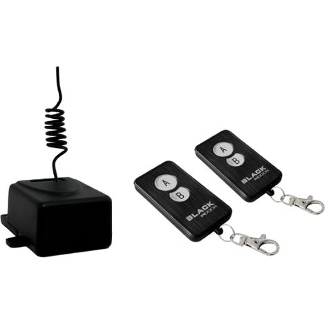 Jolly line black indoor kit ricevitore + 2 radiocomandi universali 2 ch 433.92 mhz per interno - JL2164