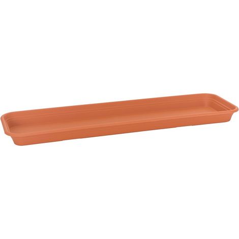 Florus Soucoupe Universelle Rectangulaire M40 - Beige - L 37 x B 17.5 x H 0 cm - extérieur - 100% recyclé