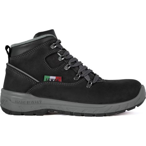 Scarpe da lavoro alte Lewer Paestum 1704 S3 CI-42Negro - 42